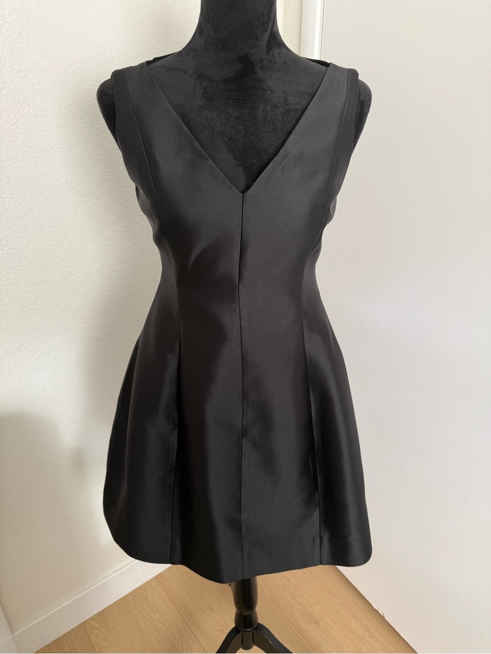 Kate Spade New York Black Silk Blend Fit & Flare Dress Size 6